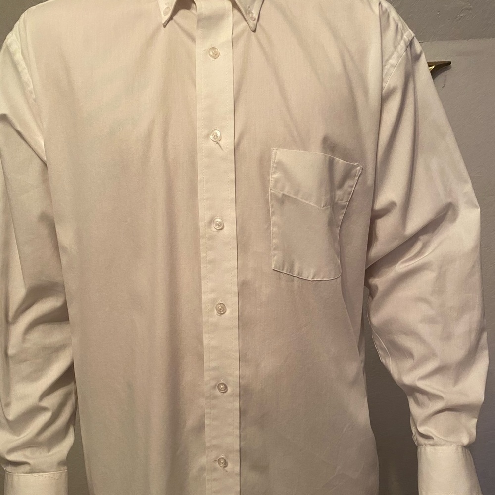 White Long Sleeve Button Down